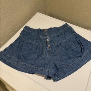 We the free fleur denim shorts